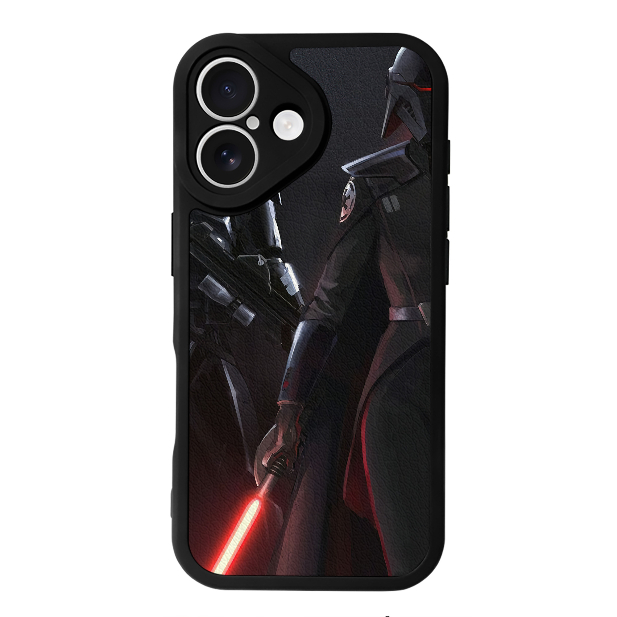 （画像用） スター・ウォーズ Star Wars 【iPhone 16シリーズ対応】シリコンスマホケース（レザー調） 材質：シリコン
